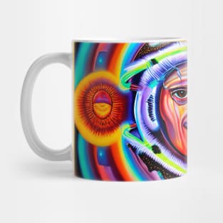 Dimensional Molecule Traveler Mug